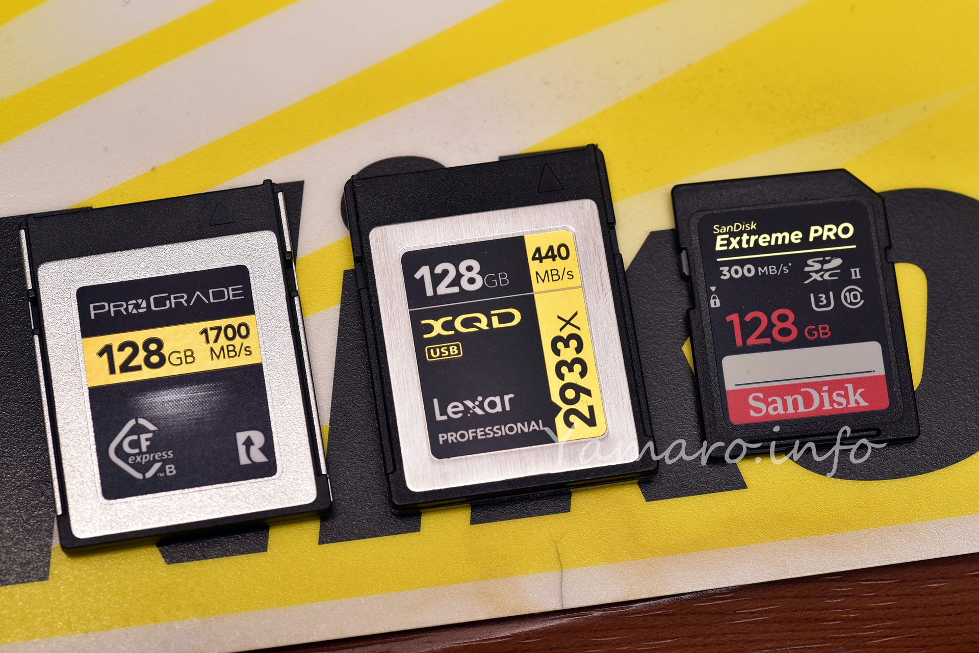 D850用にCFexpressカードを買ってみたのでXQD, SDと連写比較してみた - Blog@yamaro.info