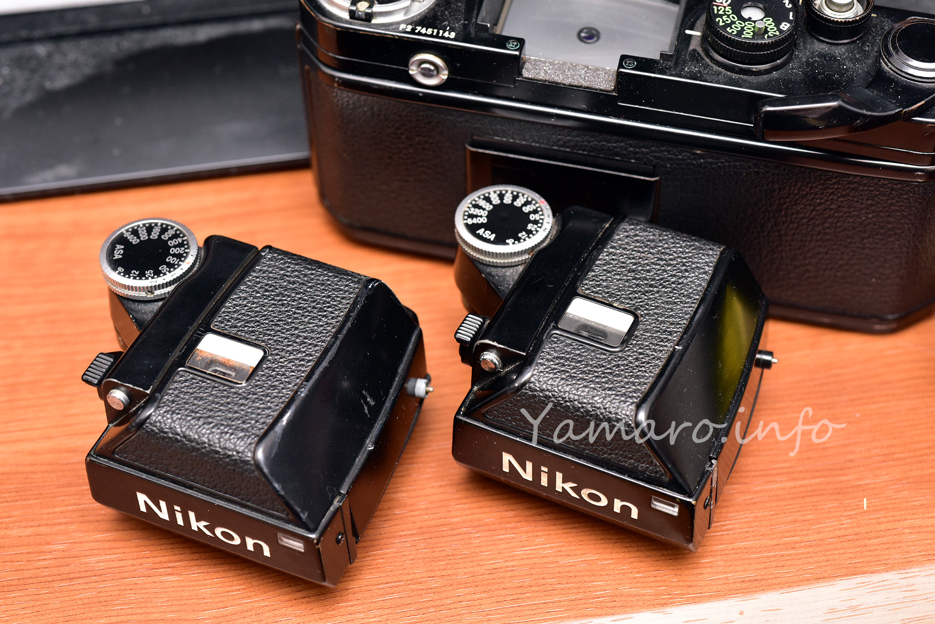 2つのNikon F2用フォトミックファインダーDP-1を修理した - Blog 