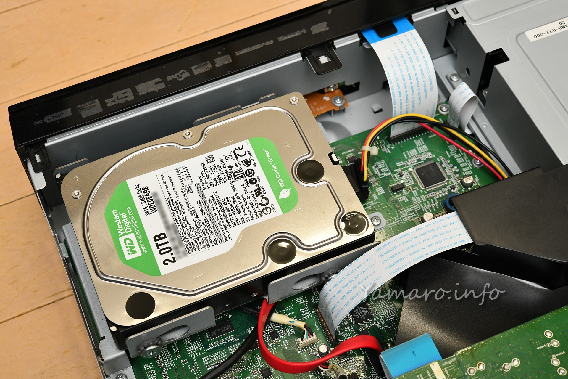 15年物のブルーレイレコーダー東芝RD-X10のHDDを交換した - Blog